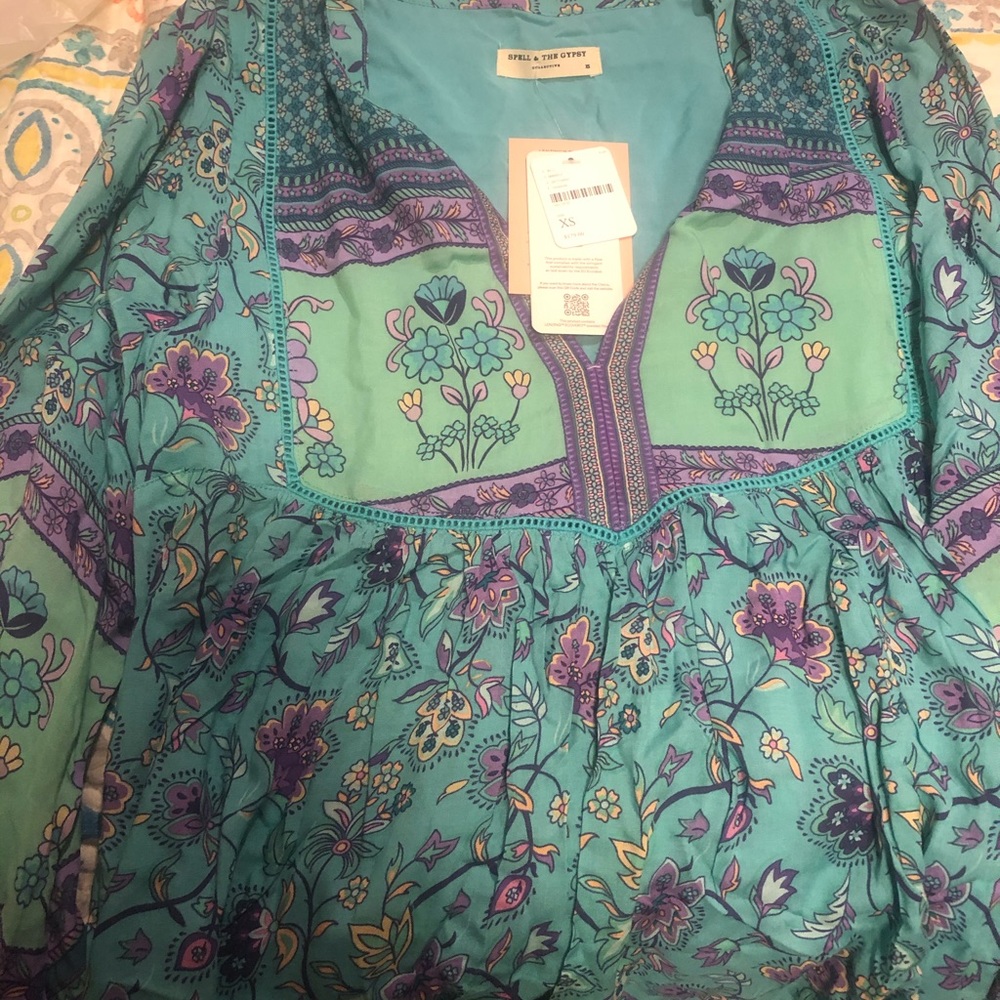 SOLD!!! ❤️❤️ Spell Portobello Blouse F p exclusive - Picture 5 of 5